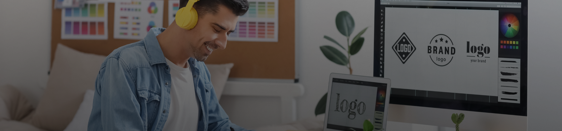 An image of a graphic designer. | Graphic Designers: Why do I need a graphic design agreement?| Foundd Legal
