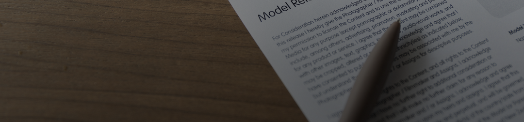 Photographers: What is a Model Release Form?
