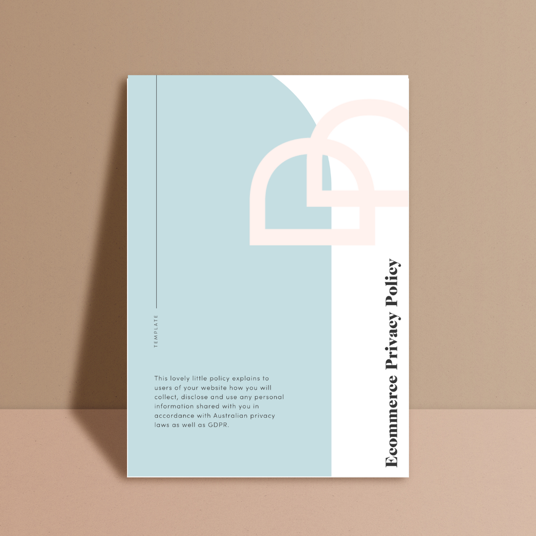 Ecommerce Privacy Policy Template for Online Stores