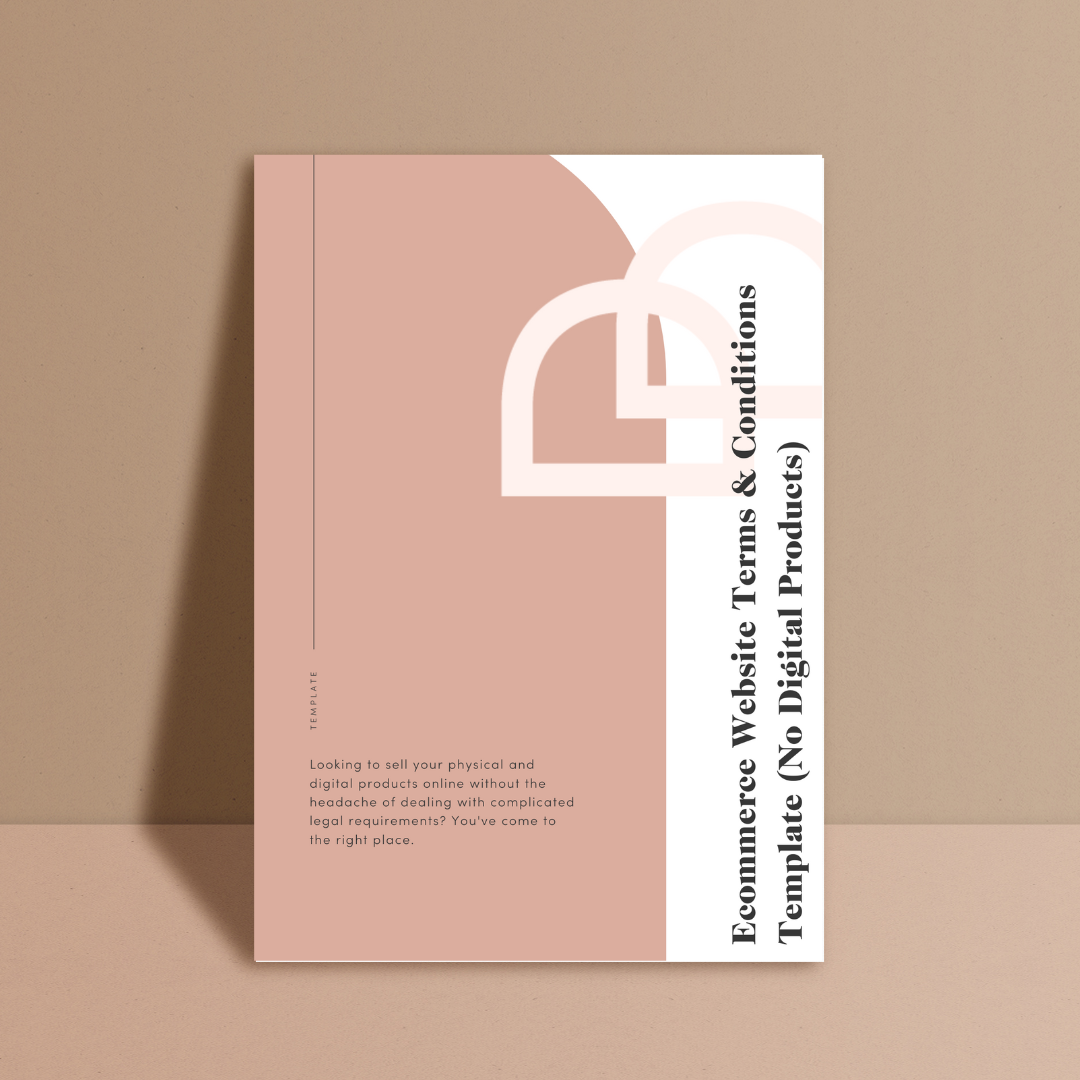 Ecommerce Website T&C Template - No Digital Product – Foundd Legal