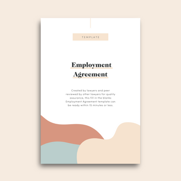 Employment Agreement Template (Full-Time and Part-Time)