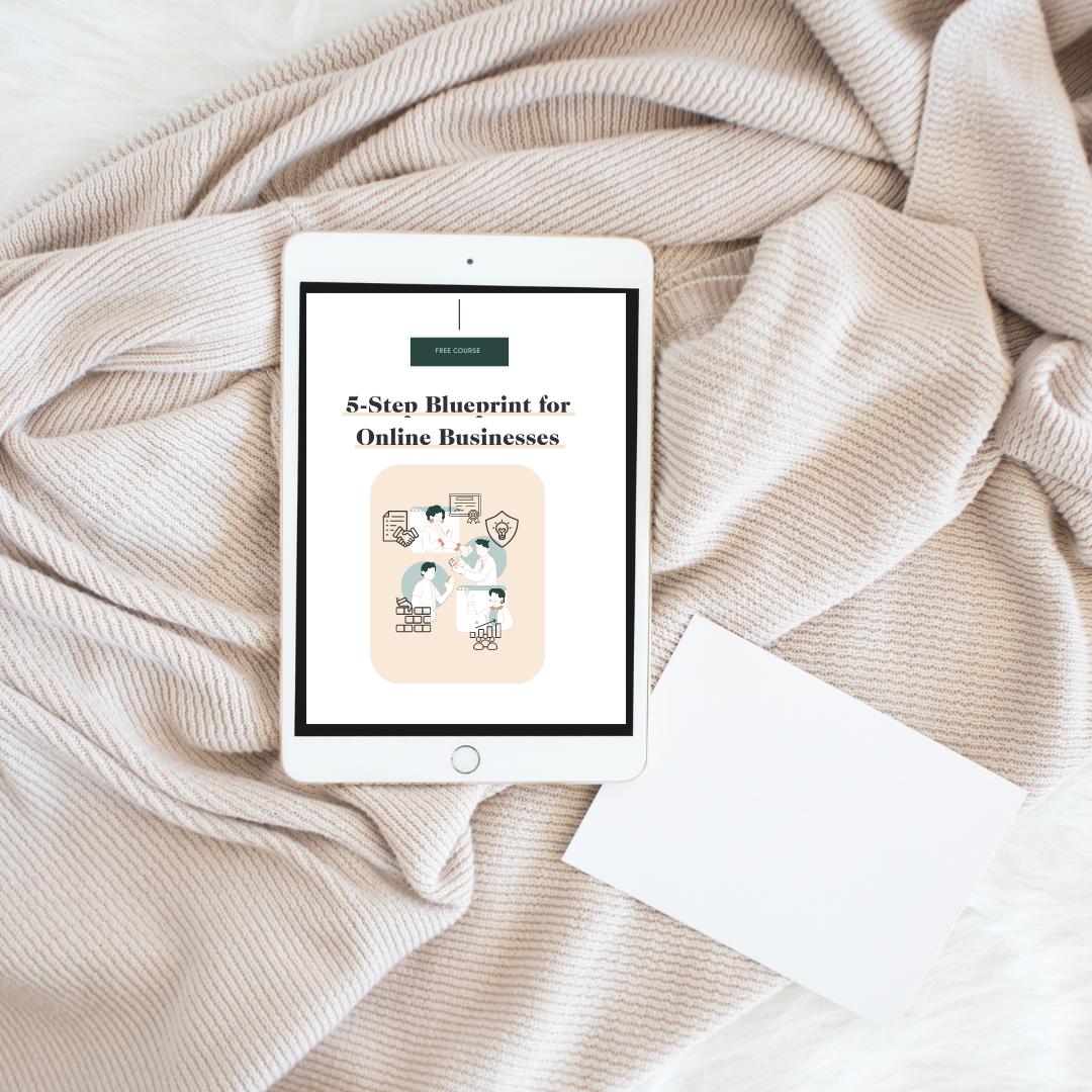 Cover image of 5 step blueprint for online businesses | Foundd Legal