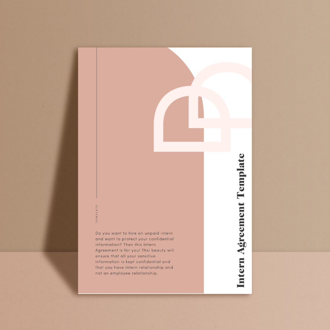 Intern Agreement Template