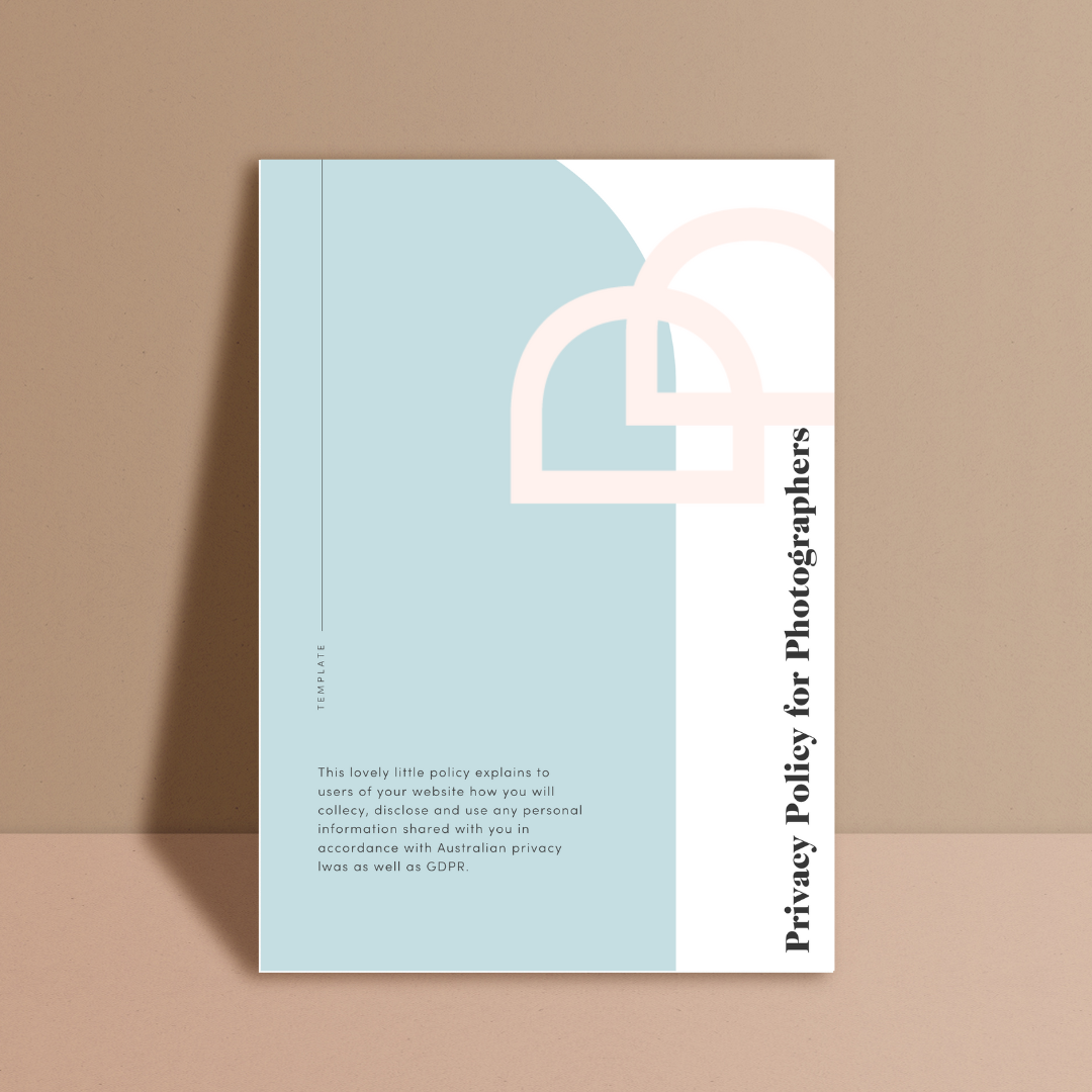 Privacy Policy for Photographers