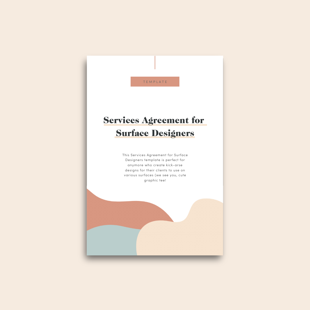 Cover image of Services Agreement for Surface Designers