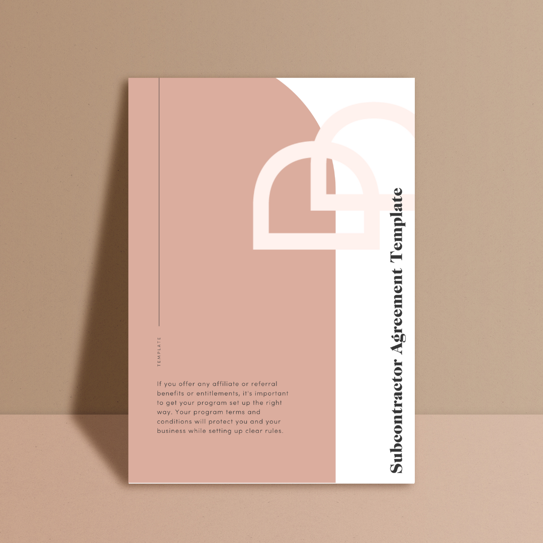 Subcontractor Agreement Template | Foundd Legal