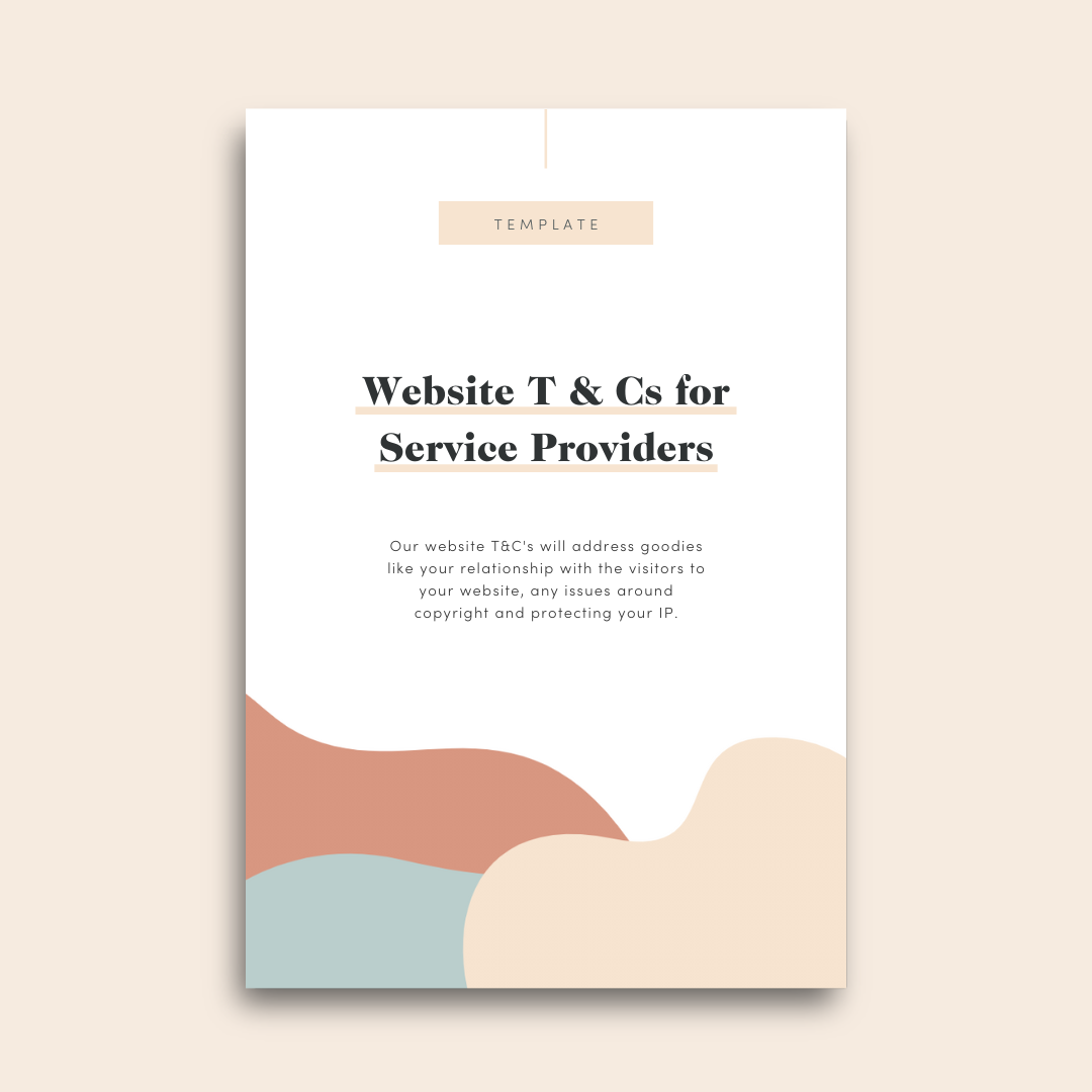 Cover image of Website Terms and Conditions for Service Providers