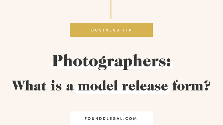Photographers: What is a Model Release Form?
