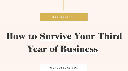 How to Survive Your Third Year in Business