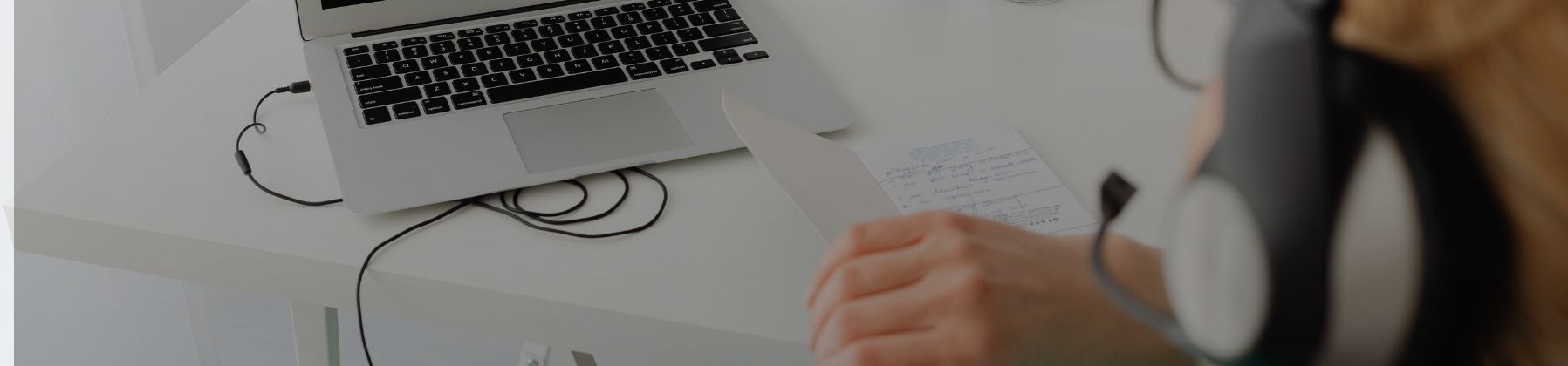 Public relations consultant working during crisis communications 