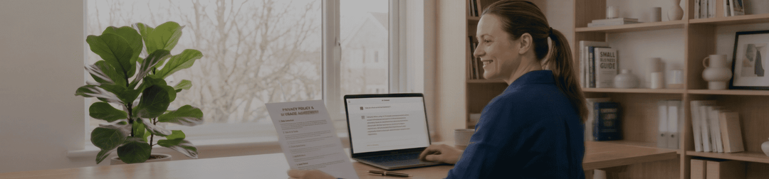 AI privacy law Australia small business laptop privacy policy
