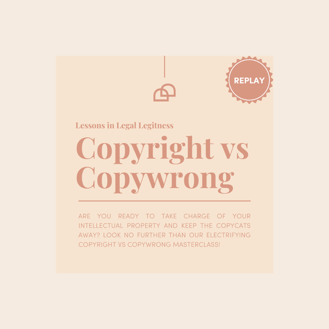 Cover of Copyright_vs_Copy_wrong masterclass