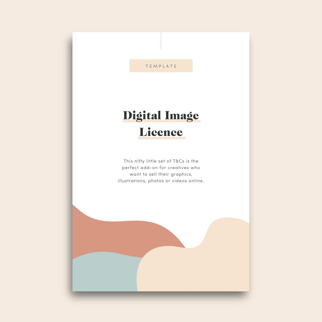 Cover image of Digital Image Licence Template