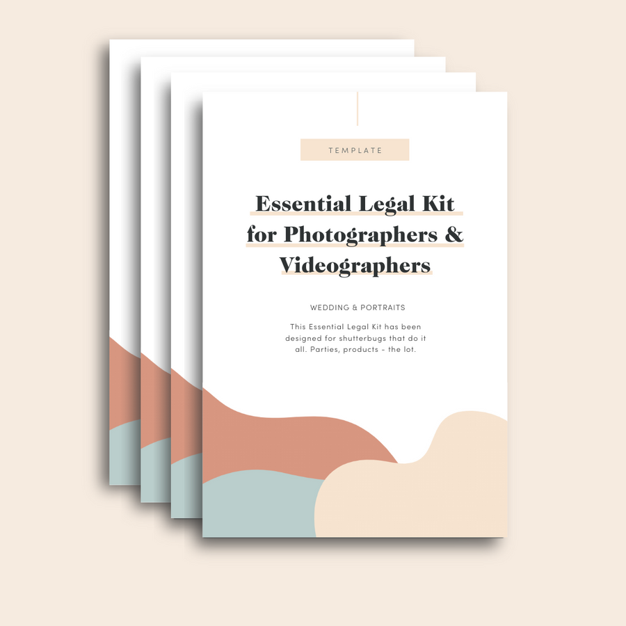 Essential Legal Kit - Photographers & Videographers [Wedding & Portraits]