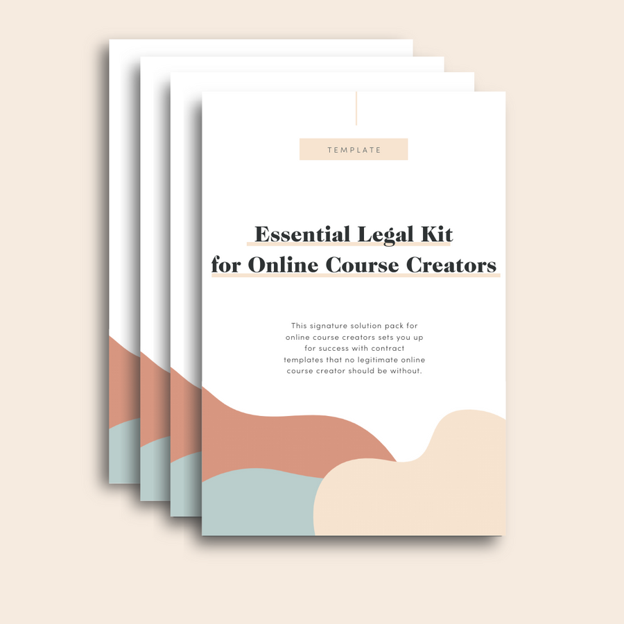 Essential Legal Kit for Online Course Creators