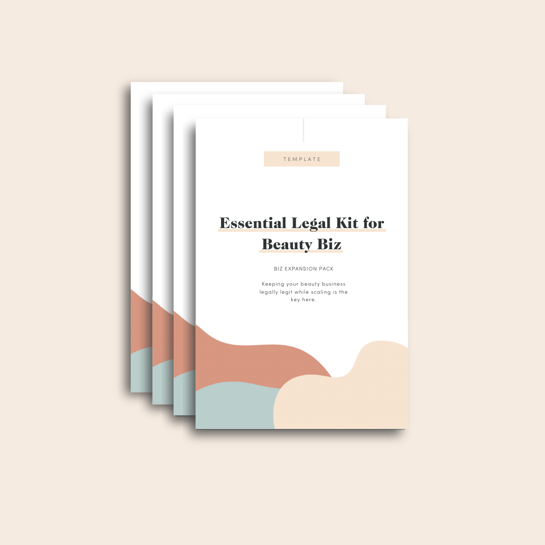 Cover image of Essential Legal Kit for Beauty Biz Expansion Pack Template Agreement
