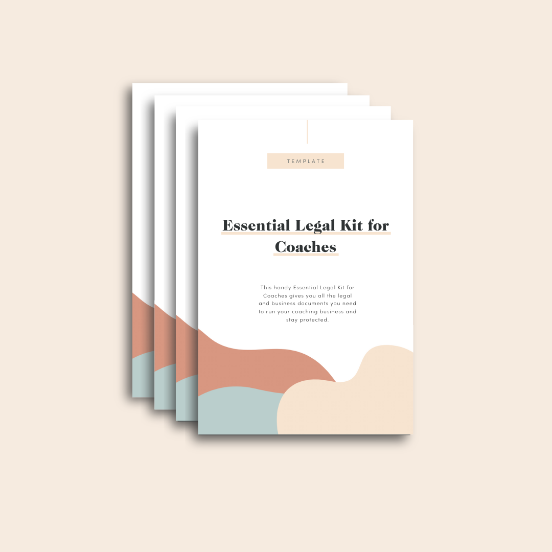 Cover for Essential Legal kit for Coaches - Template Agreements