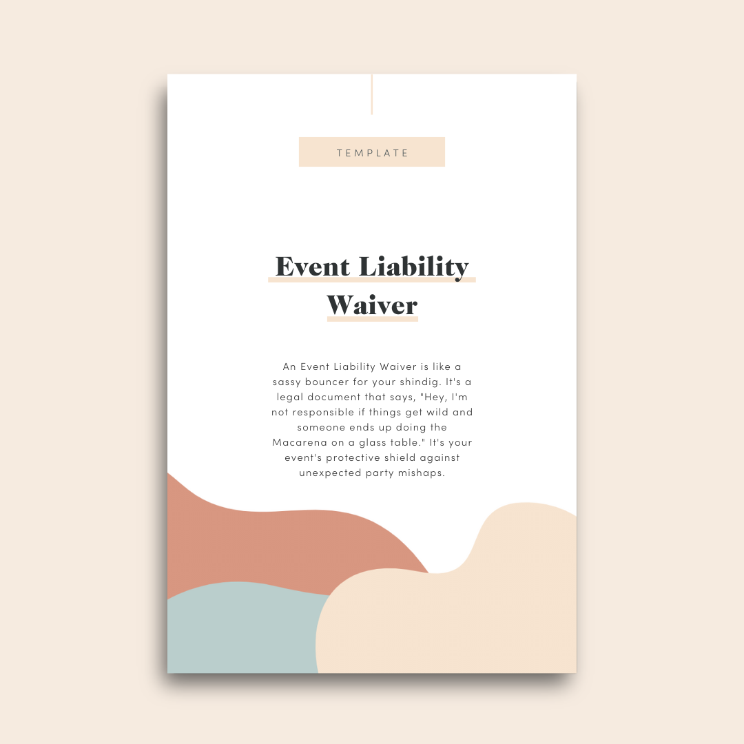Event Liability Fliability Form.pdf Event Liability Waiver | Foundd Legal