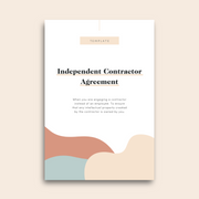 Cover Image for Independent Contract Agreement Template