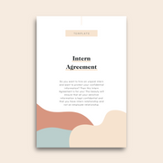 Cover Image for Intern Agreement Template