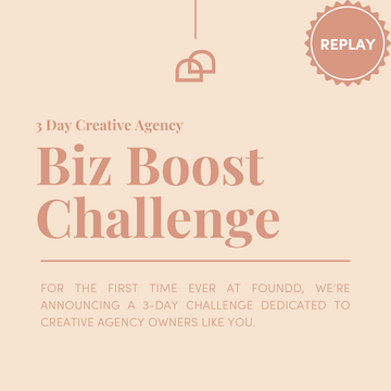 Product image for the 3 day Creative Agency Biz Boost Challenge Masterclass