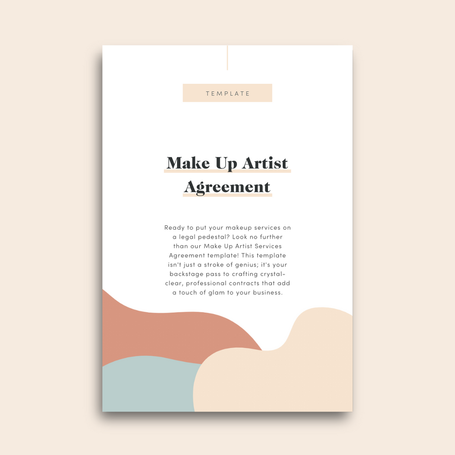 Make Up Artist Agreement