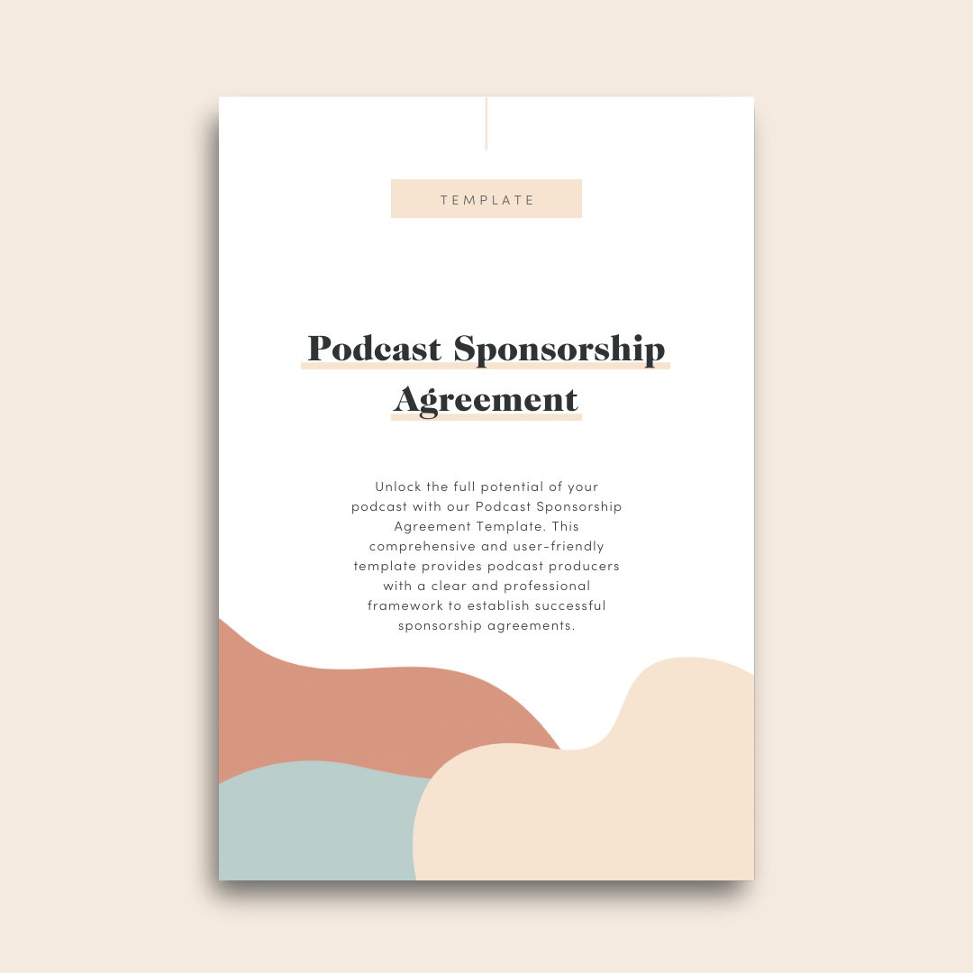 Cover Image for Podcast Sponsorship Agreement