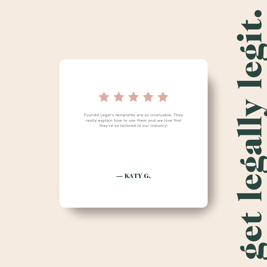 Website Terms & Conditions for Service Providers | Foundd Legal