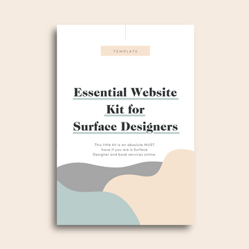 Essential Website Kit for Surface Designers