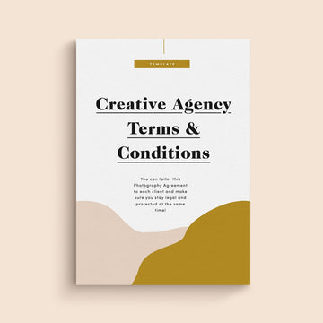 website terms & conditions template for creative agencies