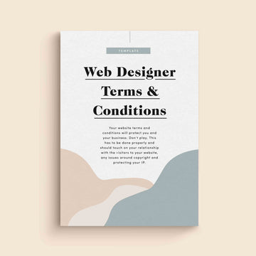 Website Terms & Conditions for Web Designers Template